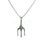 aura-trident-silver-pendant-with-chain-waterproof