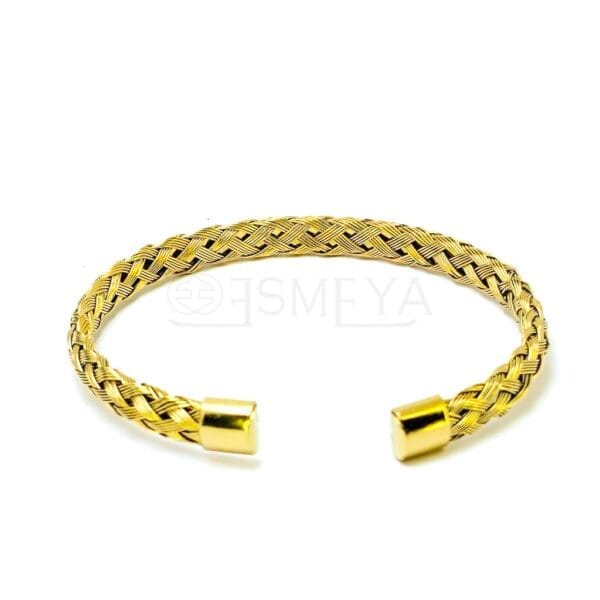 men-cult-braided-golden-open-bracelet-1-waterproof