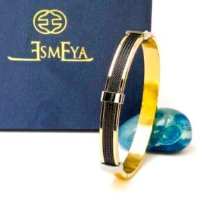 enigma-black-core-golden-bracelet-3-18k-gold-plated-men-waterproof