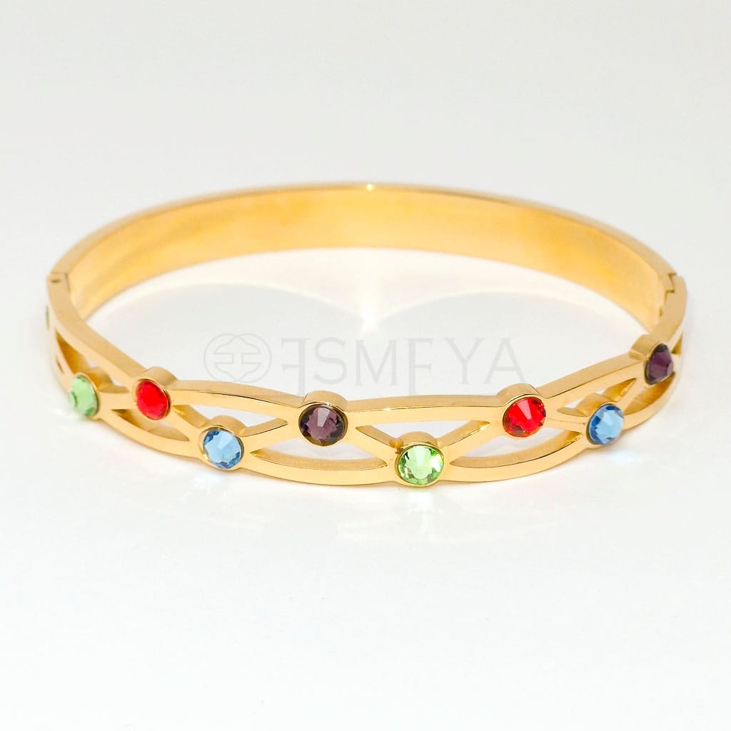 lively-multicolour-gemstone-bracelet-2-18k-gold-plated-waterproof