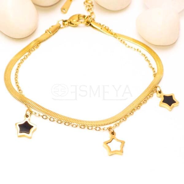 starry-night-charm-bracelet-2-18k-gold-plated-watrproof