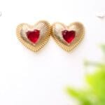 bloody-mary-core-heart-earrings-1-by-esmeya-18k-gold-plated-waterproof