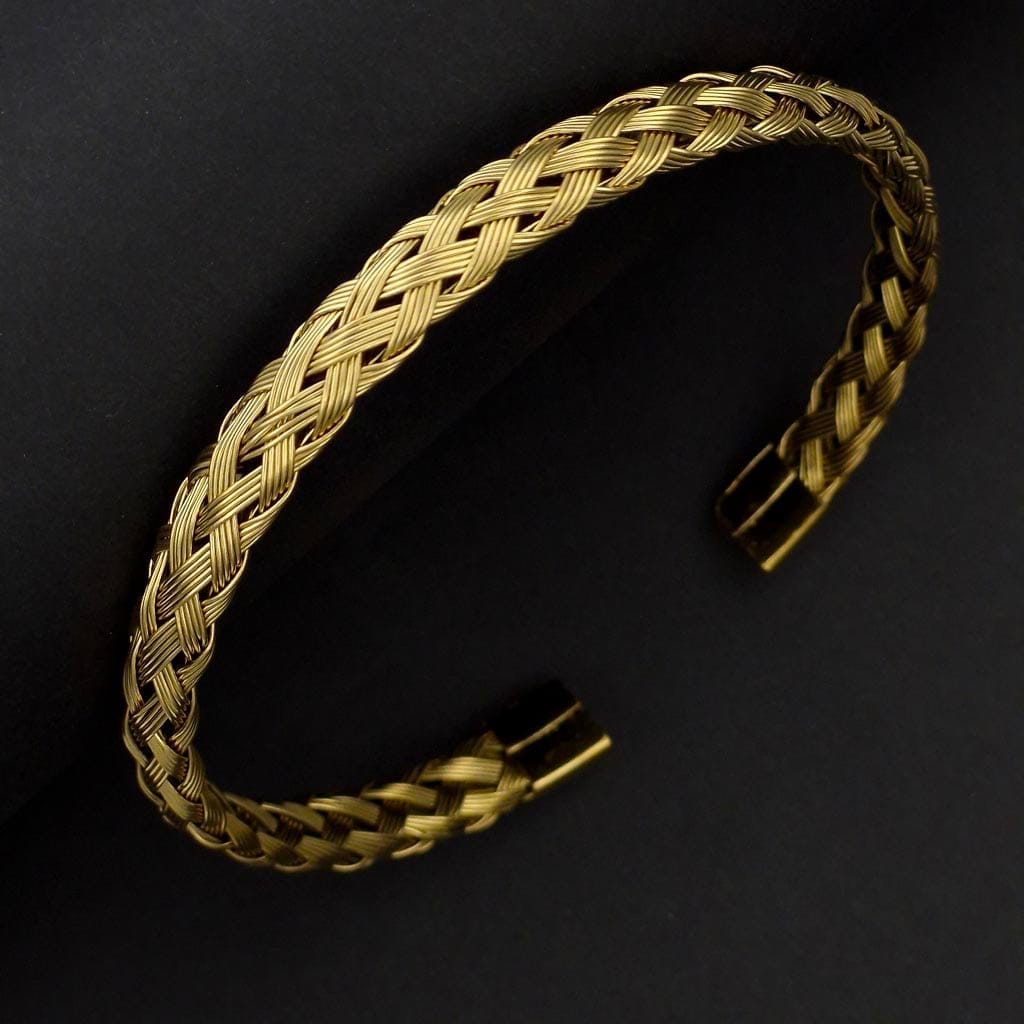 cult-braided-18k-gold-plated-open-bracelet-for-men-3-by-esmeya-waterproof