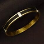 enigma-black-core-18k-gold-plated-bracelet-for-men-5-by-esmeya-waterproof