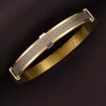 enigma-silver-core-18k-gold-plated-bracelet-for-men-4-by-esmeya-waterproof