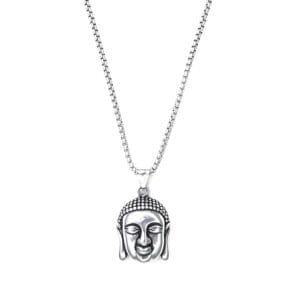 enlight-me-buddha-silver-pendant-with-chain-for-men-1-waterproof