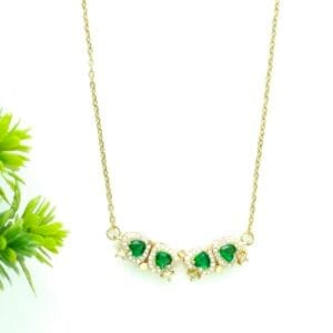 four-seasons-18k-gold-plated-clover-magnet-necklace-open-waterproof-1