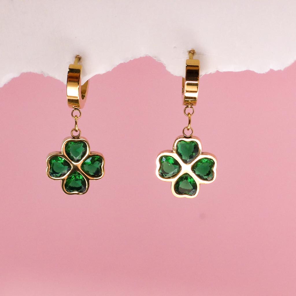 four-seasons-green-clover-hoops-by-esmeya-18k-gold-plated-waterproof-2