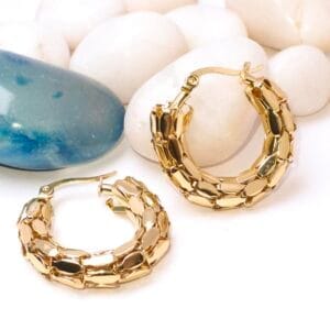 hug-me-tight-18k-gold-plated-round-hoops-1-by-esmeya-waterproof