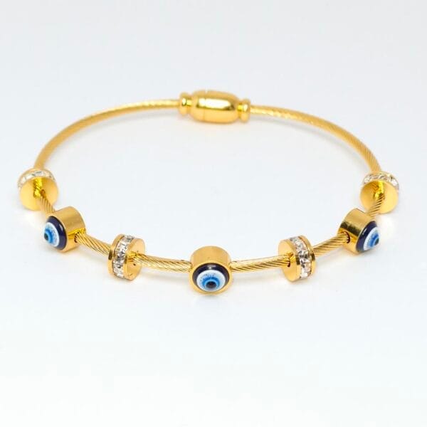 iris-evil-eye-magnet-18k-gold-plated-bracelet-3-by-esmeya-waterproof