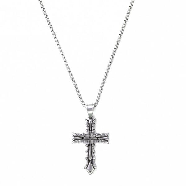 orion-cross-silver-pendant-with-chain-for-men-1-waterproof