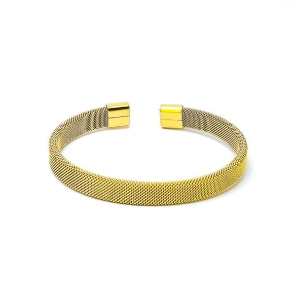 winme-textured-gold-plated-open-bracelet-for-men-2-by-esmeya-waterproof