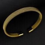 winme-textured-gold-plated-open-bracelet-for-men-6-by-esmeya-waterproof