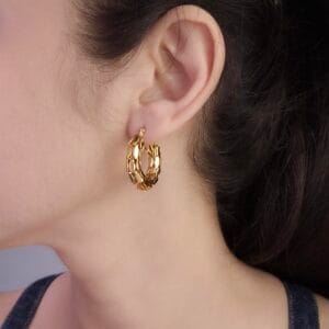 hug-me-tight-gold-plated-round-hoops-f-1-waterproof