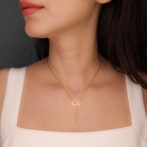 love-on-star-gold-plated-necklace-f-1-waterproof