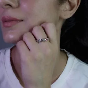 ray-of-hope-multicolour-stone-silver-plated-ring-f-1-waterproof